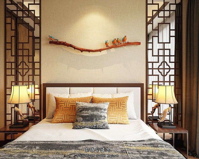  Ảnh 10: Phòng ngủ kiểu Trung Quốc đi kèm những giá trị tôn giáo
