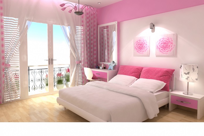 
Ảnh 6: Sự ngọt ngào quyến rũ đến từ phòng ngủ màu hồng
