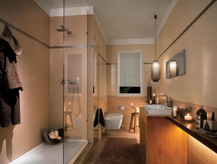 
Ảnh 6: Phòng tắm của mẫu thiết kế này mang một vẻ đẹp độc đáo
