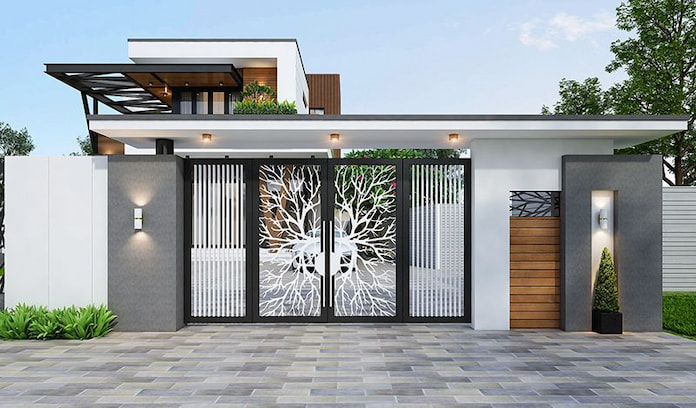 
Ảnh 22. Thiết kế nhà 2 tầng 3 phòng ngủ sang trọng
