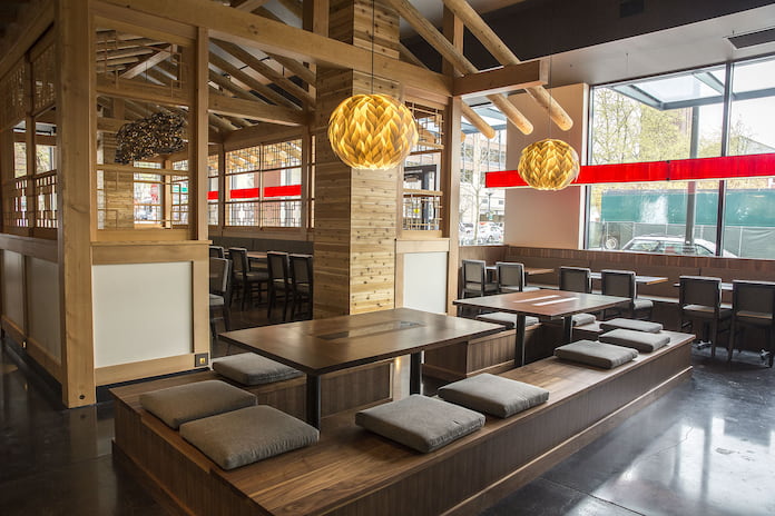 
Ảnh 16: Thiết kế nhà hàng Hàn Quốc kiểu Á Đông
