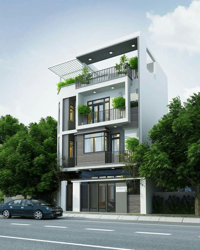 
Ảnh 8: Thiết kế nhầ mặt tiền 8m sâu 5m với là một trong những thiết kế phổ biến nhất
