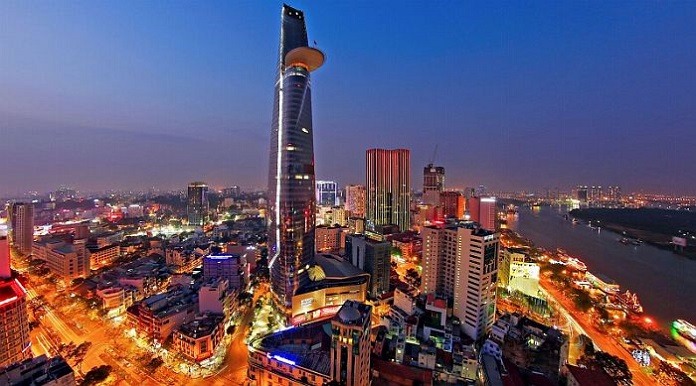 
Ảnh 3: Tòa tháp nổi tiếng Bitexco ở Sài Gòn
