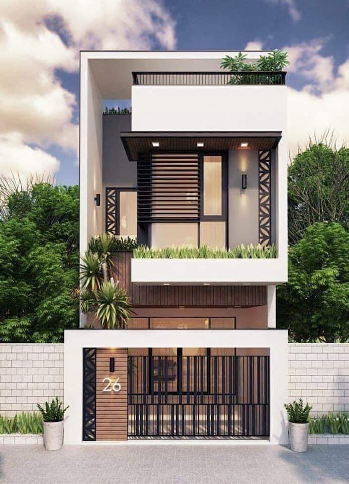 Ảnh 2. Tổng hợp bản vẽ nhà phố 2 tầng