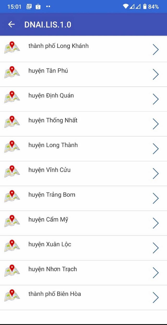 
Ảnh 10: Tra cứu bản đồ quay hoạch dễ dàng trên DNAI.LIS
