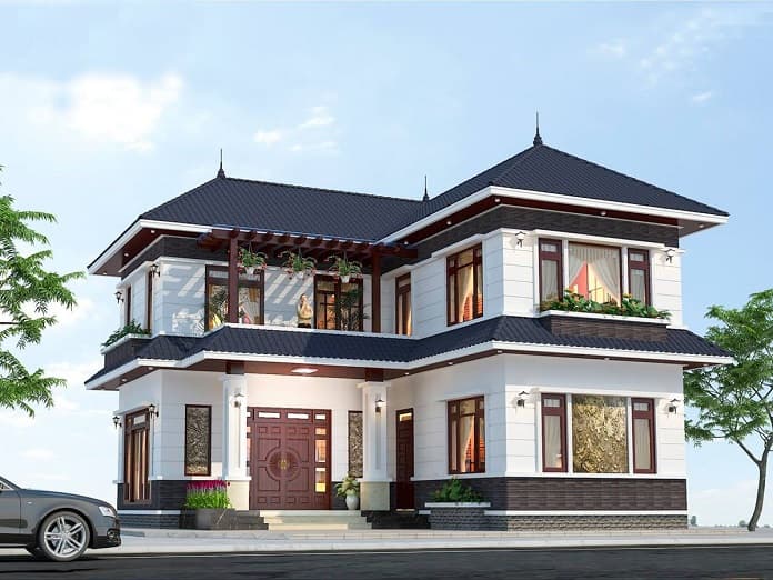 
Ảnh 1: Mẫu nhà 2 tầng chữ l có nhiều ưu điểm để lựa chọn trong xây dựng
