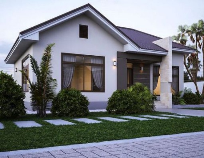 Ảnh 8: Mẫu nhà cấp 4 giá 500 triệu mái tôn mang lại cho ngôi nhà vẻ đẹp hiện đại, trang nhã