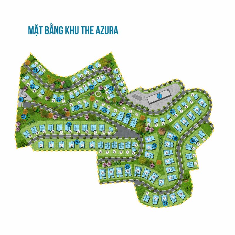 
Mặt bằng khu azura
