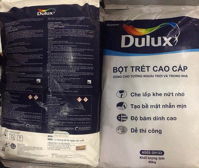 
Ảnh 3: Bột trét tường Dulux
