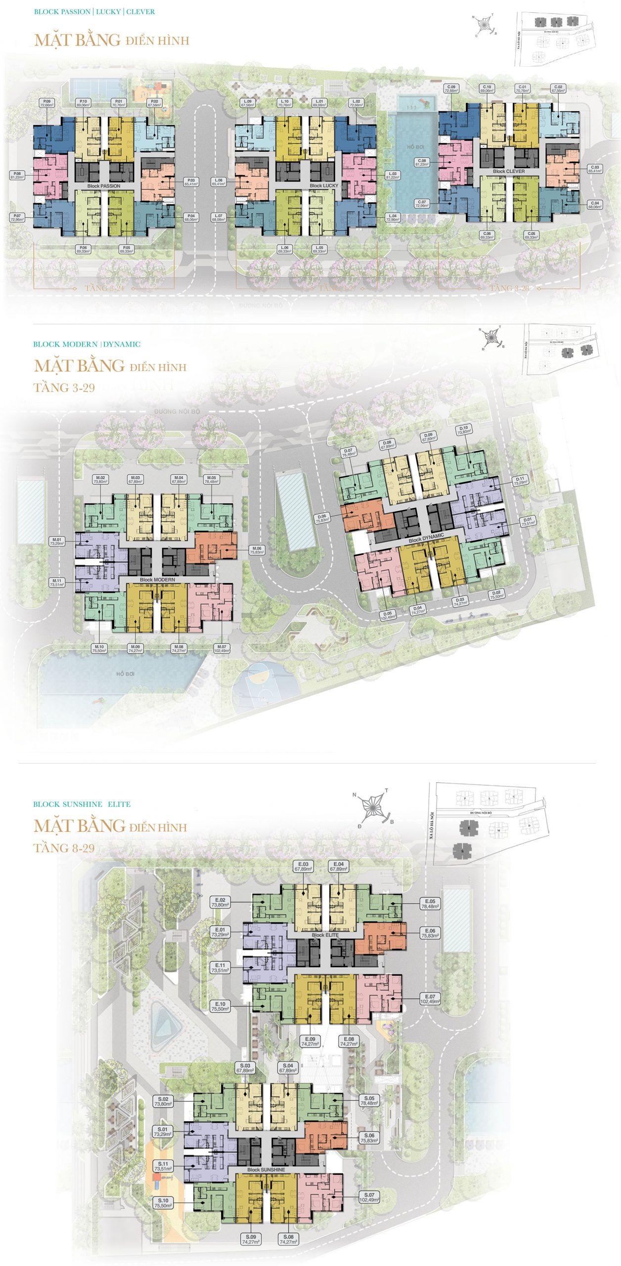 Mặt bằng tầng điển hình 2