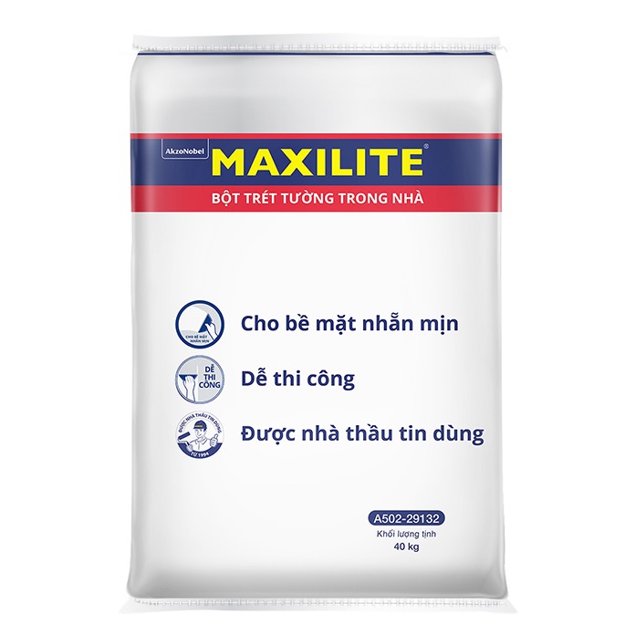 
Ảnh 10: Bột trét tường Maxilite thi công
