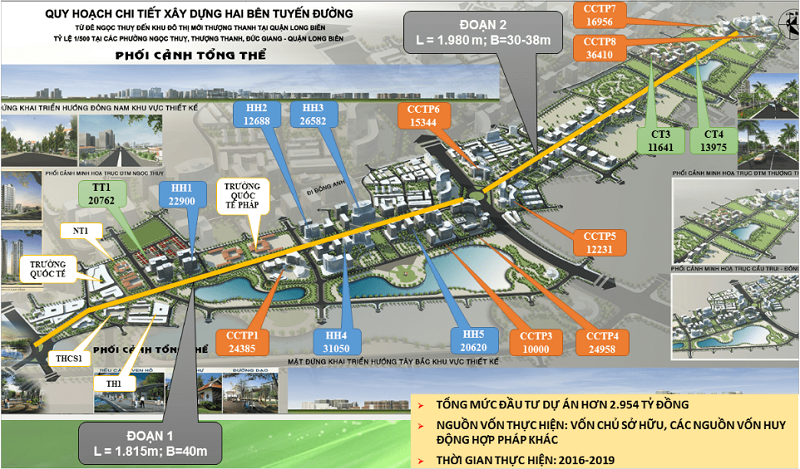 Dự án Khai Sơn Hill tọa lạc tại Phường Ngọc Thuỵ, Quận Long Biên Hà Nội