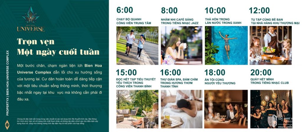 Tiện ích dự án căn hộ chung cư Biên Hoà Universe Complex Biên Hoà 1