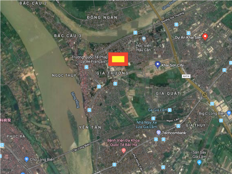 Vị trí tọa lạc Khai Sơn Hill Hà Nội
