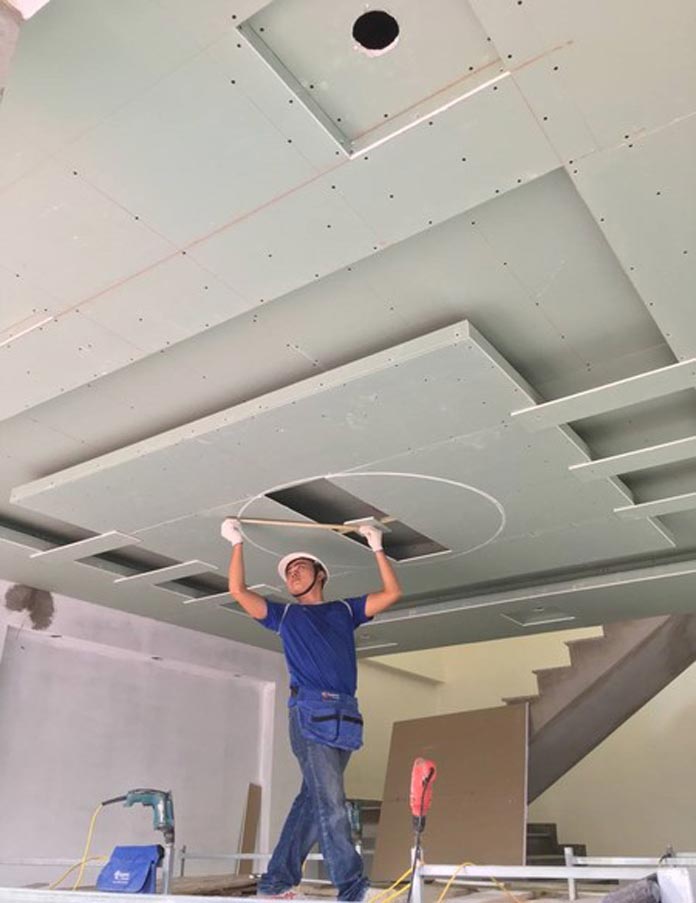 Ảnh 27: Một vài lưu ý cần thiết trong cách thi công trần thạch cao