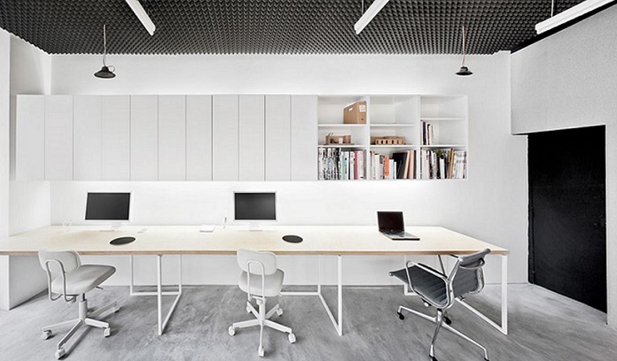 
Ảnh 12: Decor văn phòng theo phong cách tối giản
