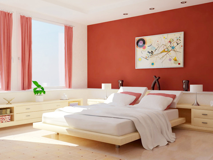  Màu sắc này giúp cho căn phòng ngủ của các cặp vợ chồng thêm bền lâu và hạnh phúc bên nhau