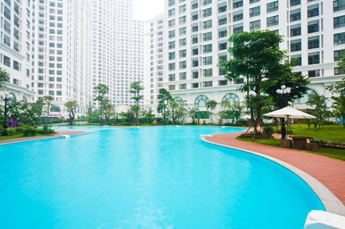 Tiện ích hồ bơi để cư dân rèn luyện thể thao, nâng cao sức khỏe