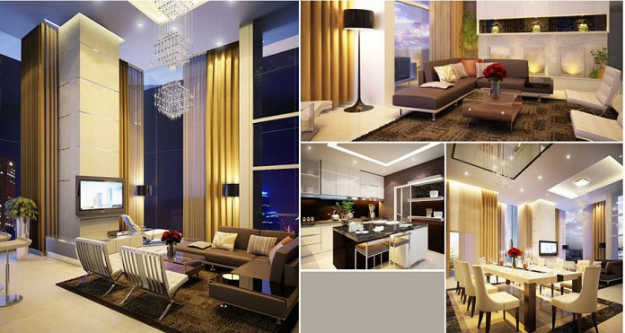 Xu hướng thiết kế nội thất đa năng đáp ứng nguyện vọng sống sang trọng của cư dân