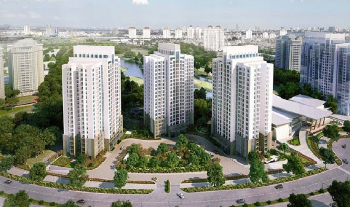 Chung cư The Link Ciputra kết hợp phong cách kiến trúc hiện đại và cảnh quan xanh