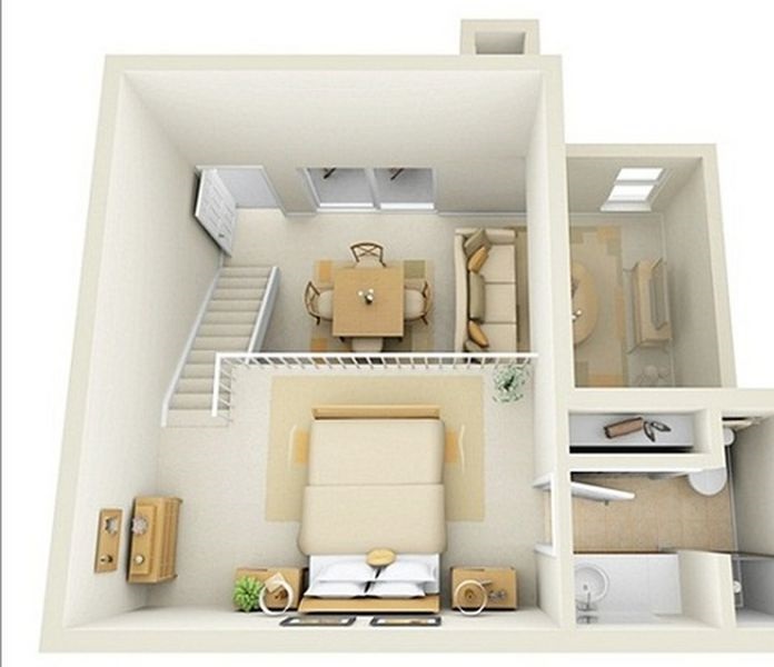
Mô hình thiết kế đảm bảo các công năng sử dụng của căn nhà
