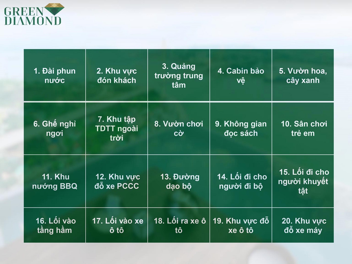 Green Diamond 9