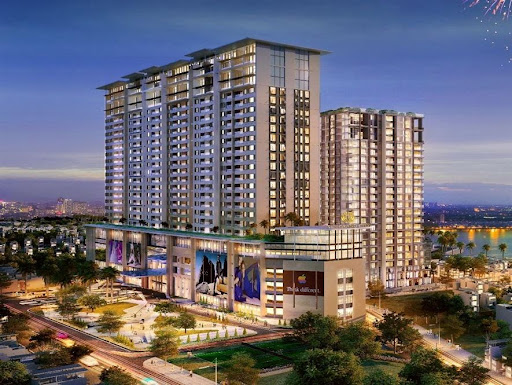 
Ảnh chụp Sun Grand City khi chiều xuống

