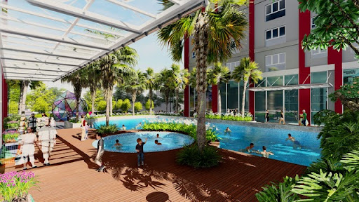 
Bể bơi trong dự án BID Residence

