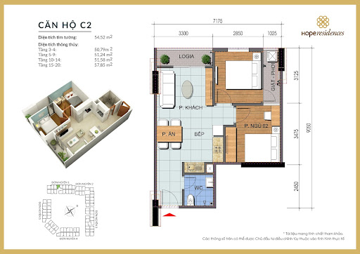 
Các căn hộ thiết kế tinh tế
