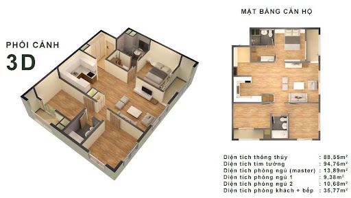 
Căn hộ hạng A trong chung cư Booyoung
