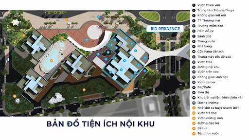 
Chung cư còn sở hữu rất nhiều những tiện ích nổi bật tại BID Residence
