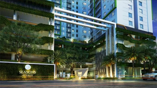 Cổng trước của dự án Seasons Avenue