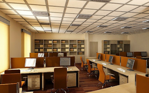 Hệ thống thông tin bao gồm đường dây điện thoại, Internet và cáp quang riêng cho từng văn phòng