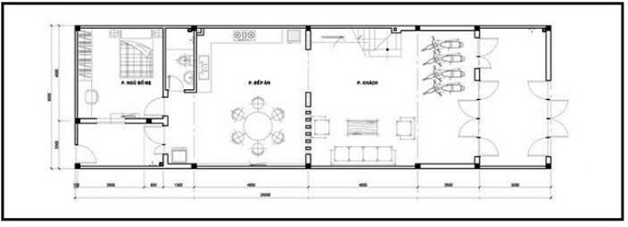 
Mặt bằng tầng 1
