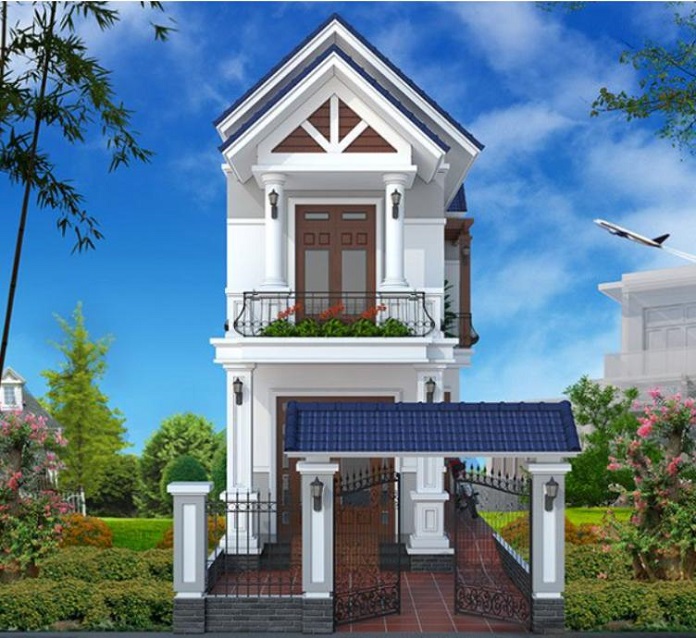 
Phối cảnh nhà 1 trệt 1 lầu 5x20
