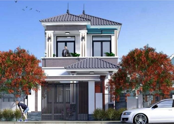 
Phối cảnh nhà 1 trệt 1 lầu 6x20
