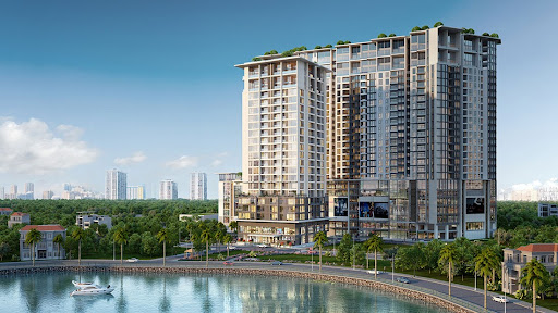 
Hình chụp trực diện dự án Sun Grand City
