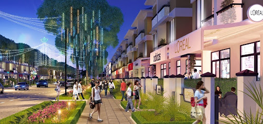 
Khu mua sắm đầy nhộn nhịp với các brand nổi tiếng thế giới
