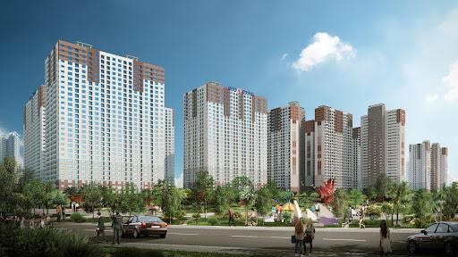 
Khung cảnh bên ngoài dự án Booyoung
