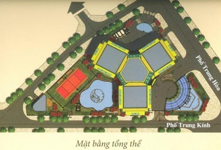 
Mặt bằng tổng thể dự án Trung Yên
