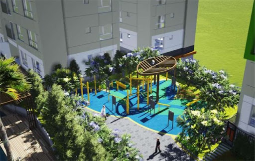 Một góc thư giãn trong lòng dự án Seasons Avenue