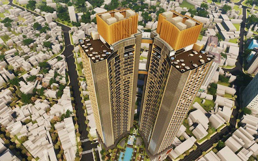 
King Palace Nằm ở vị trí đắc địa tiếp giáp với nhiều nơi

