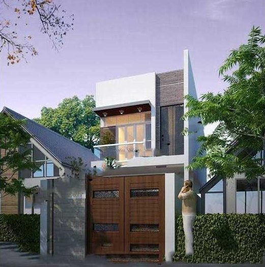 Mẫu nhà với phong cách khá đơn giản