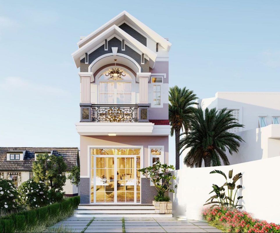 
Căn nhà với mầu sắc tươi tắn, trang nhã
