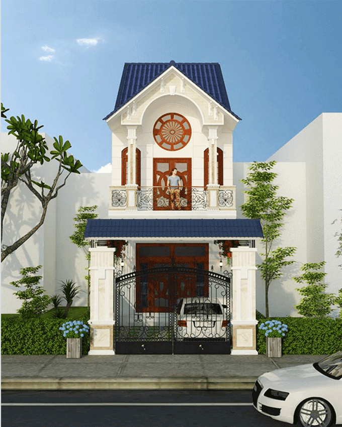 
Mẫu nhà tân cổ điển sang trọng
