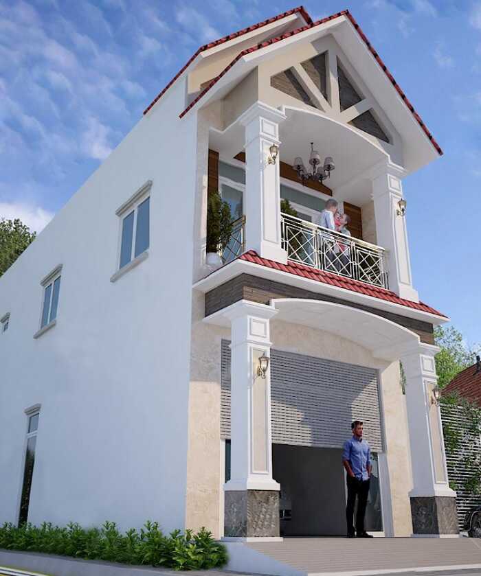 
Phối cảnh mặt cạnh
