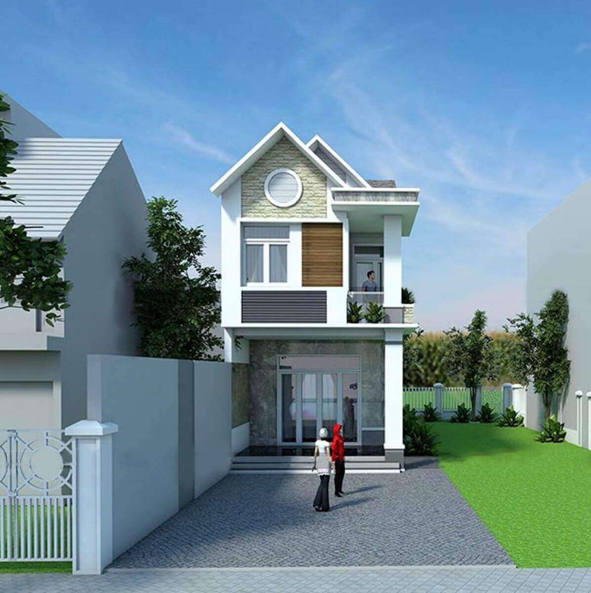 
Căn nhà được bố trí khoa học giúp gian sống trở nên thoáng mát, rộng rãi hơn
