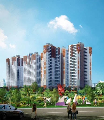 
Quang cảnh bên ngoài chung cư Booyoung
