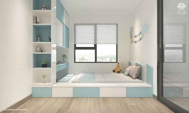 
Nội thất phòng ngủ nhỏ căn 2 PN
