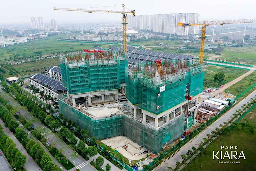 
Tiến độ hiện tại Park Kiara đã hoàn thiện phần móng và đang khẩn trương xây dựng kết cấu phần thân
